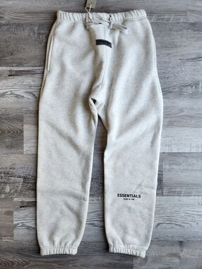 Fear of God Essentials Sweatpants Youth Size 10 Light Oatmeal NWT
